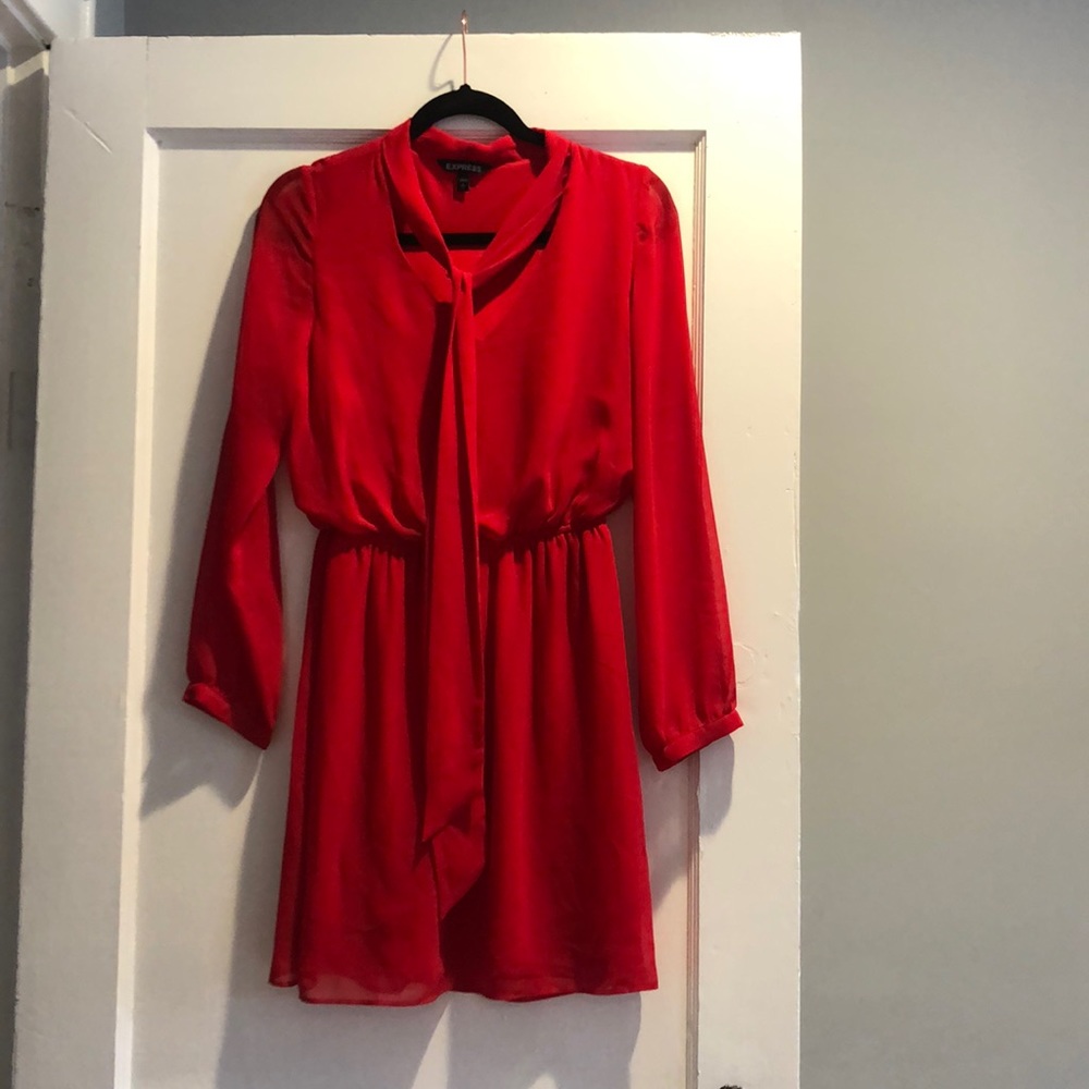 Express Red Dress - Picture 3 of 5